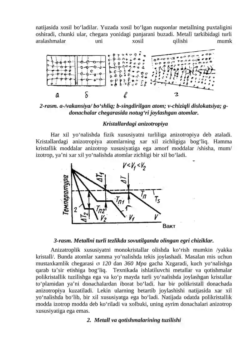 Metallarning Tŭzilishi va Xossalari 3