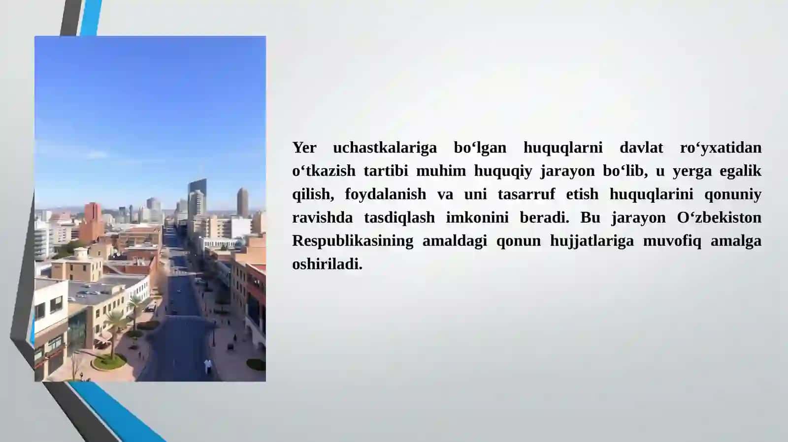 Yer uchastkalariga bo`lgan huquqlarni davlat ro`yxatidan o`tkazish 3