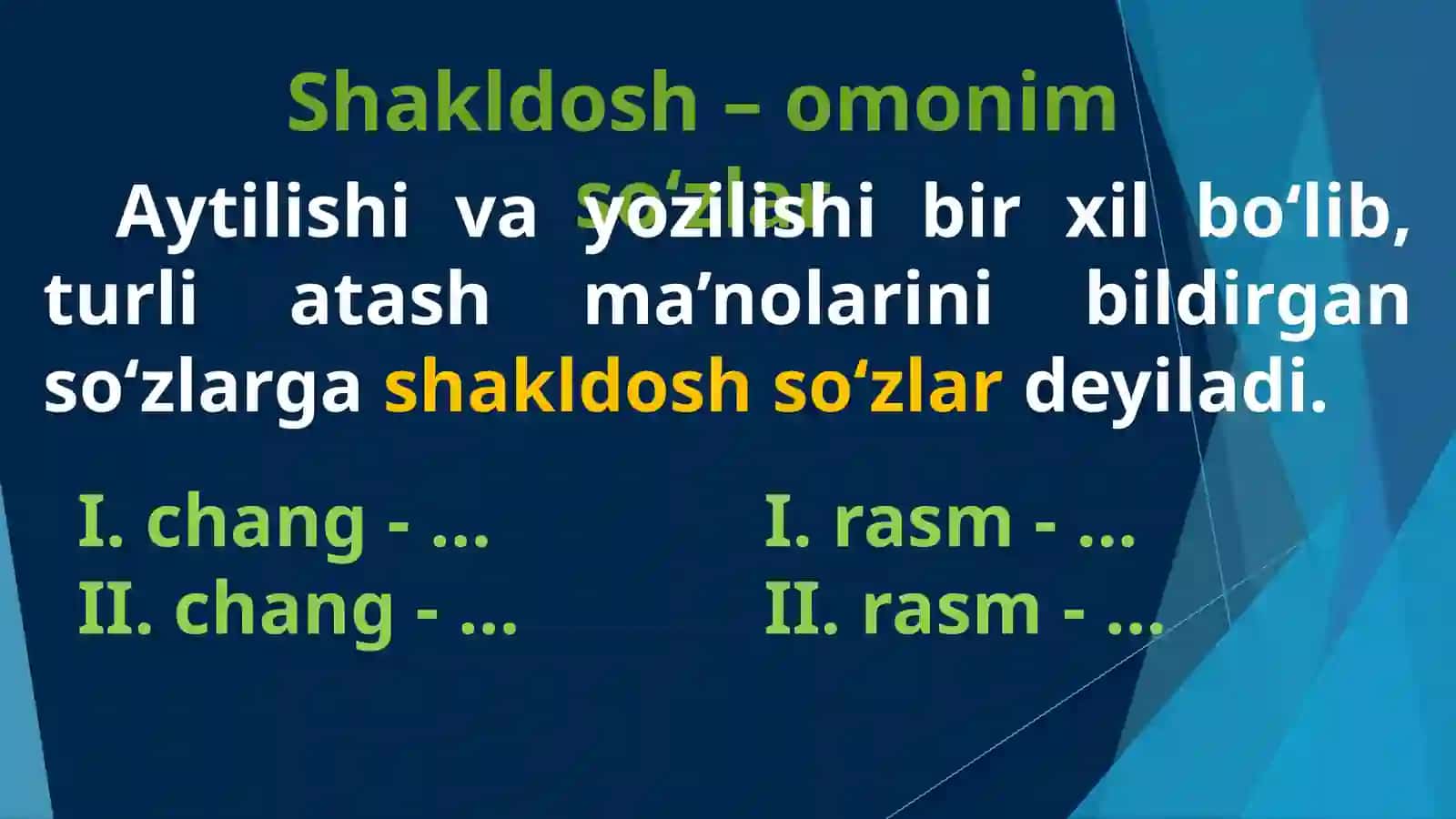 So‘zlarning shakl va ma’no-munosabatiga ko‘ra turlari 3