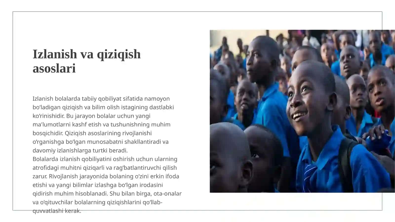 Bolalarda izlanuvchanlik qobiliyatlarini rivojlantirish 3