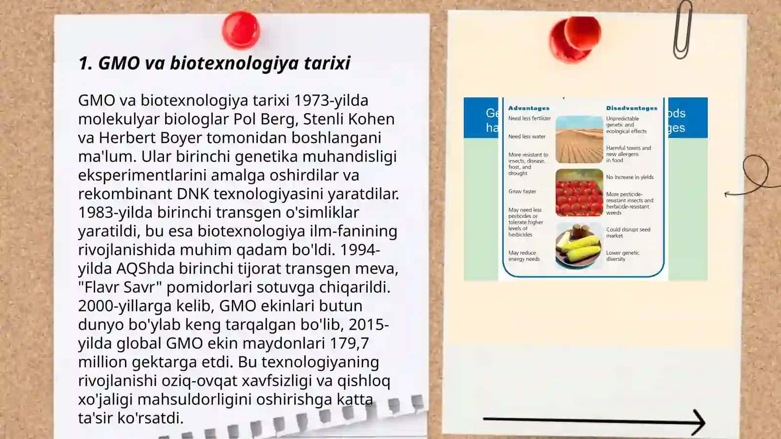 GMO ni biotexnologiyadagi o'rni 3