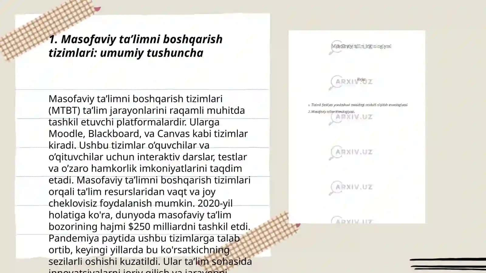 Masofaviy ta’limni boshqarish tizimlari 3