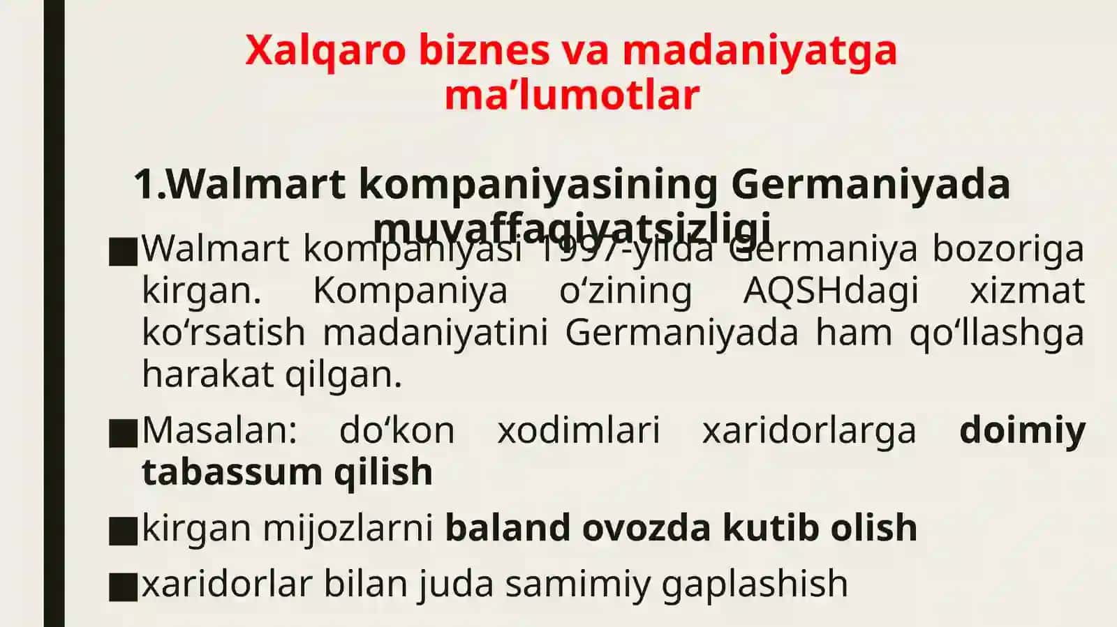 Xalqaro bisnes etikasi va xalqaro aloqalar menejeriga qo‘yiladigan talablar 3