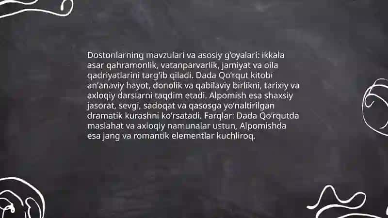 Dada Qoʻrqut kitobi va Alpomish 3