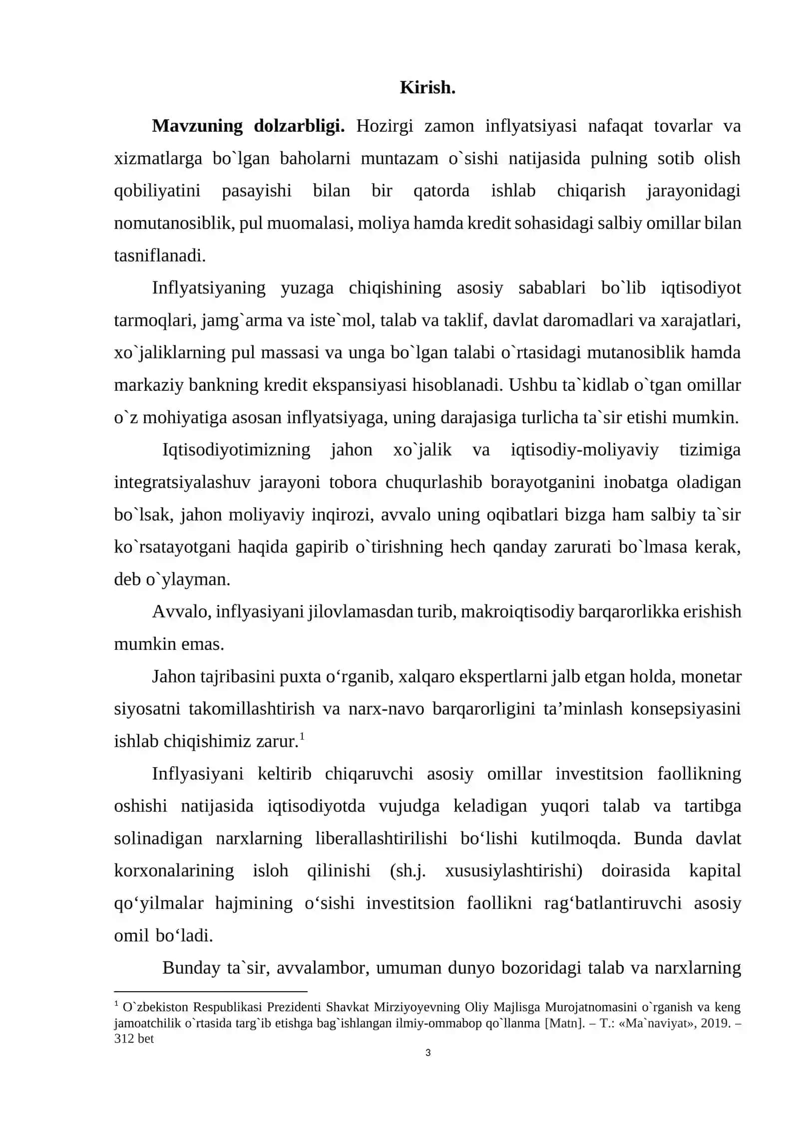 Inflyatsiya tushunchasi va uning iqtisodiy mazmun mohiyati 3