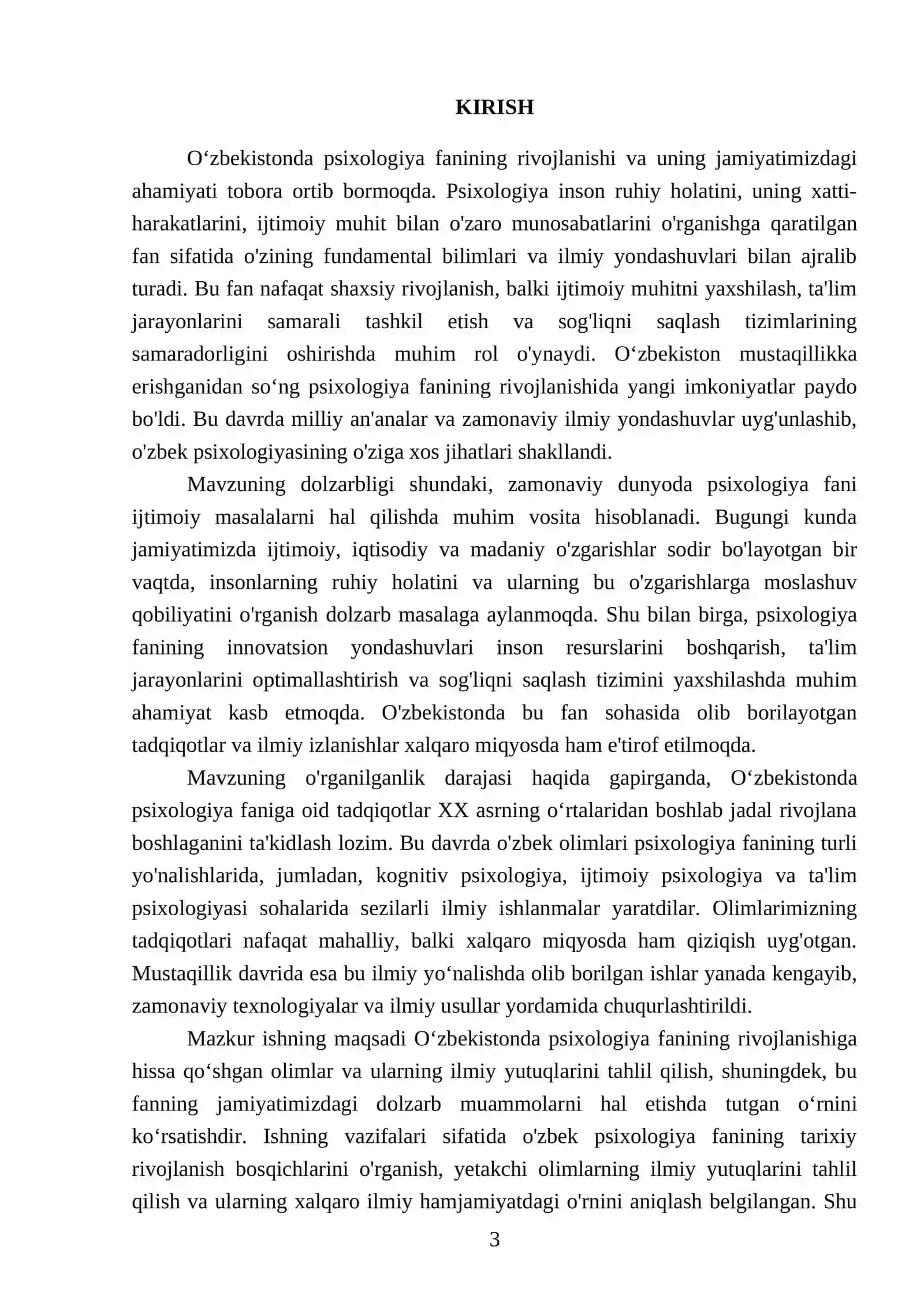 O'zbekistonda psixologiya fanining rivojlanishiga hissa qoʻshgan olimlar 3
