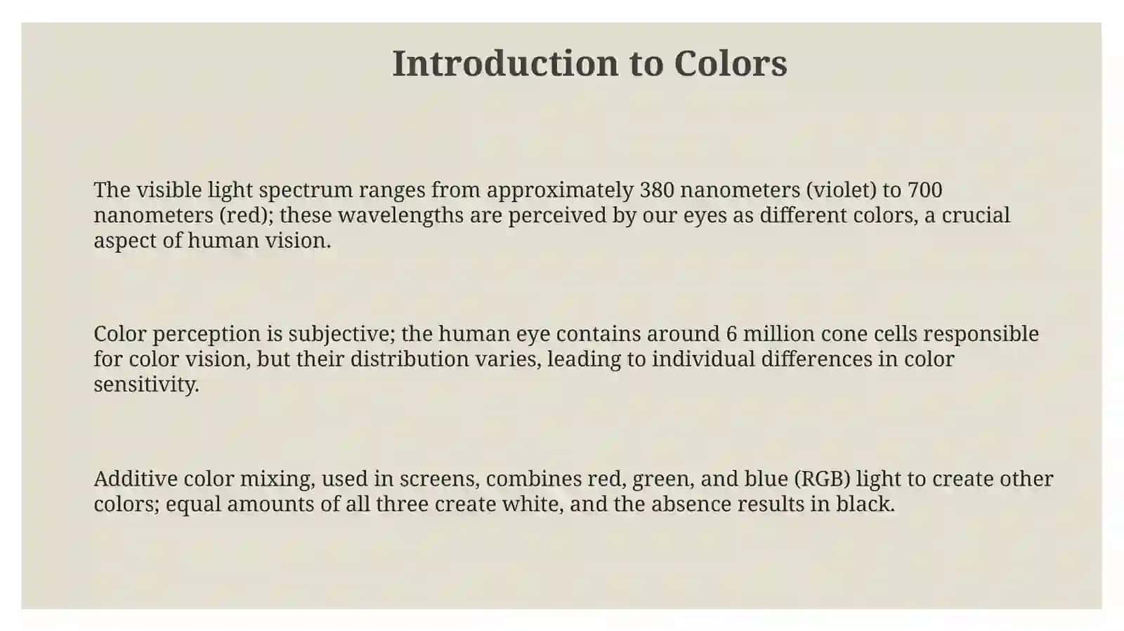 Colors 3