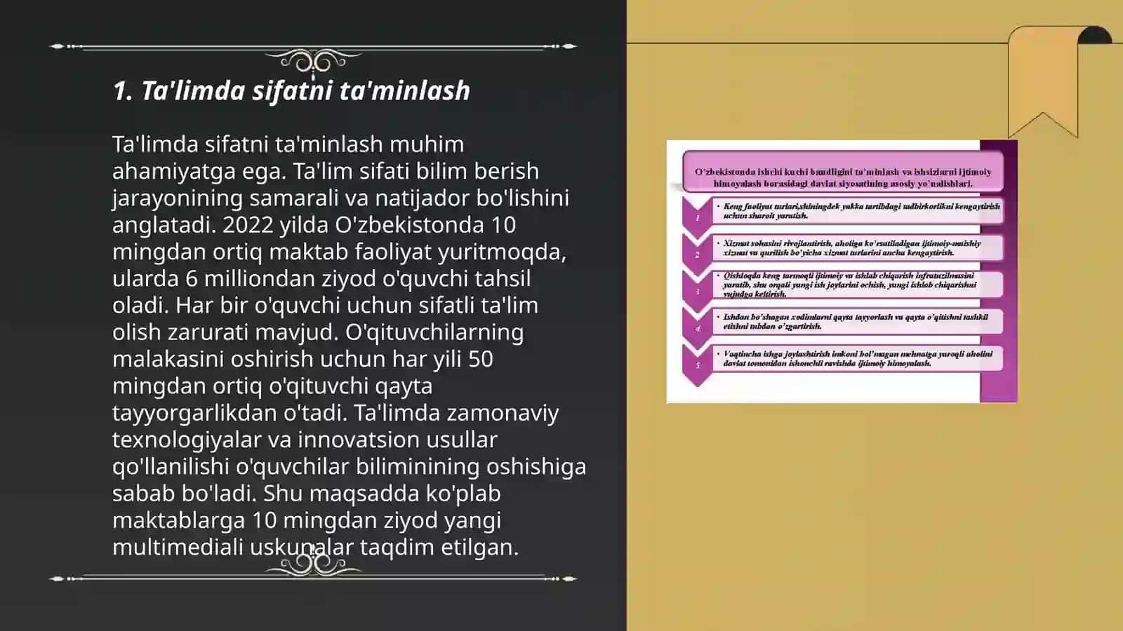 Ta'lim sohasida Davlat siyosatining asosiy tamoyillari 3