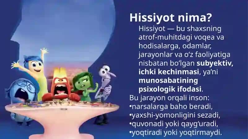 Shaxsning hissiyoti va emotsional jarayoni 3