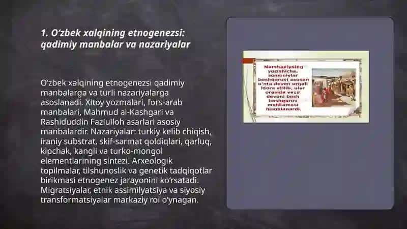 Oʻzbek xalqi etnalogiyasi qadmgi va oʻrta asrlarda 3