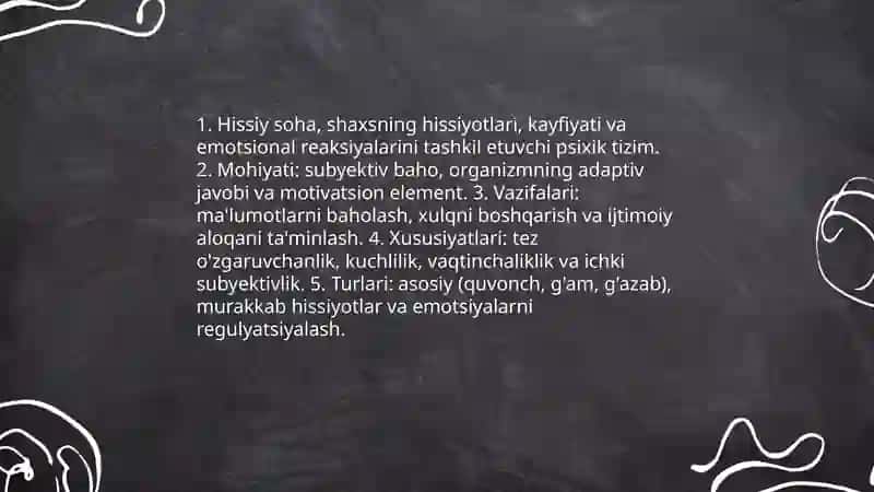 Shaxsning hissiy, irodaviy sohasi va hissiyotlari 3