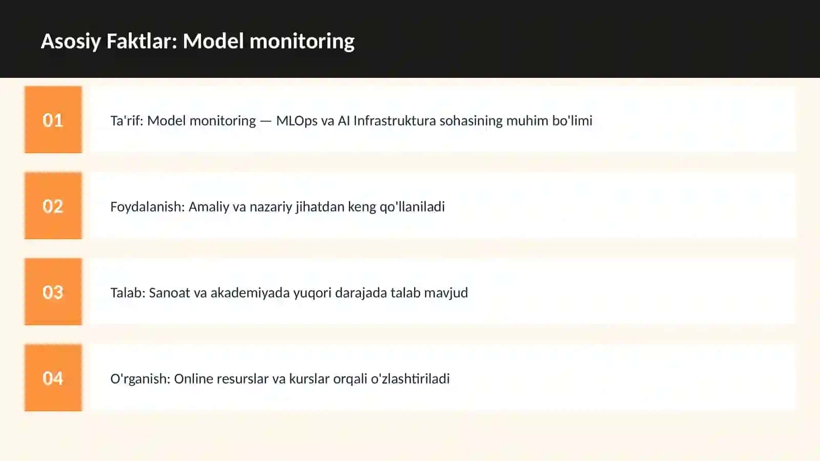 Model monitoring 3
