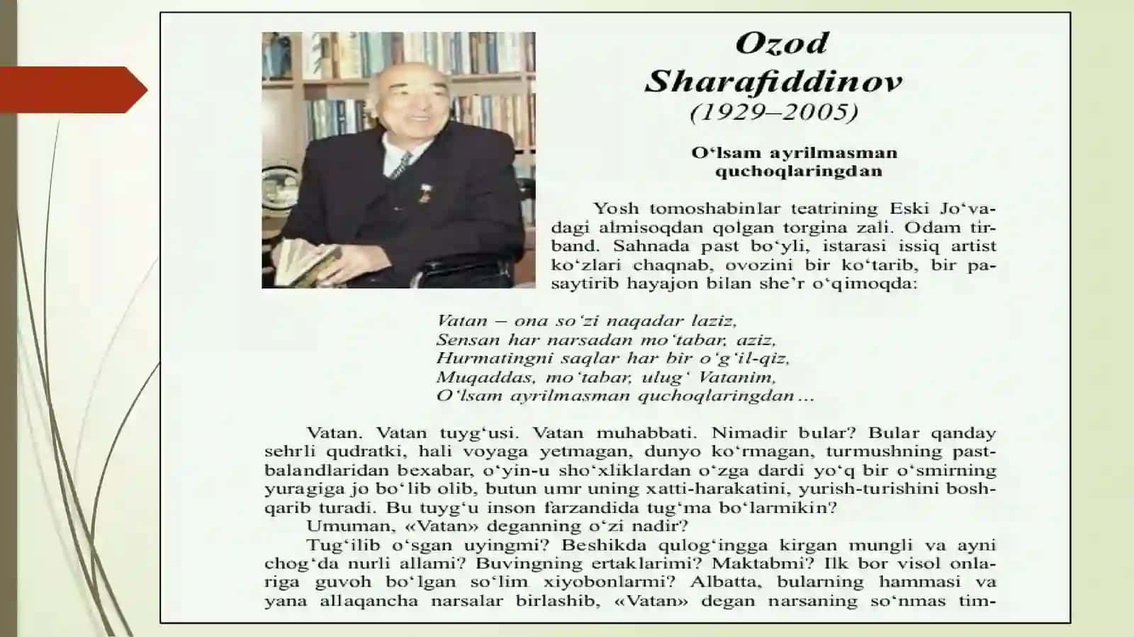 "O'lsamayrilmasman quchoqlaringdan" maqolasi 3