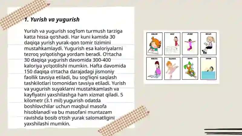 Maktabgacha yoshdagi bolalar uchun asosiy harakatlar 3
