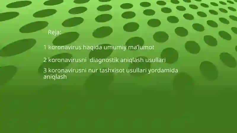 Karonavirus kasalligini kompleks nur tashxisoti yordamida aniqlash 3