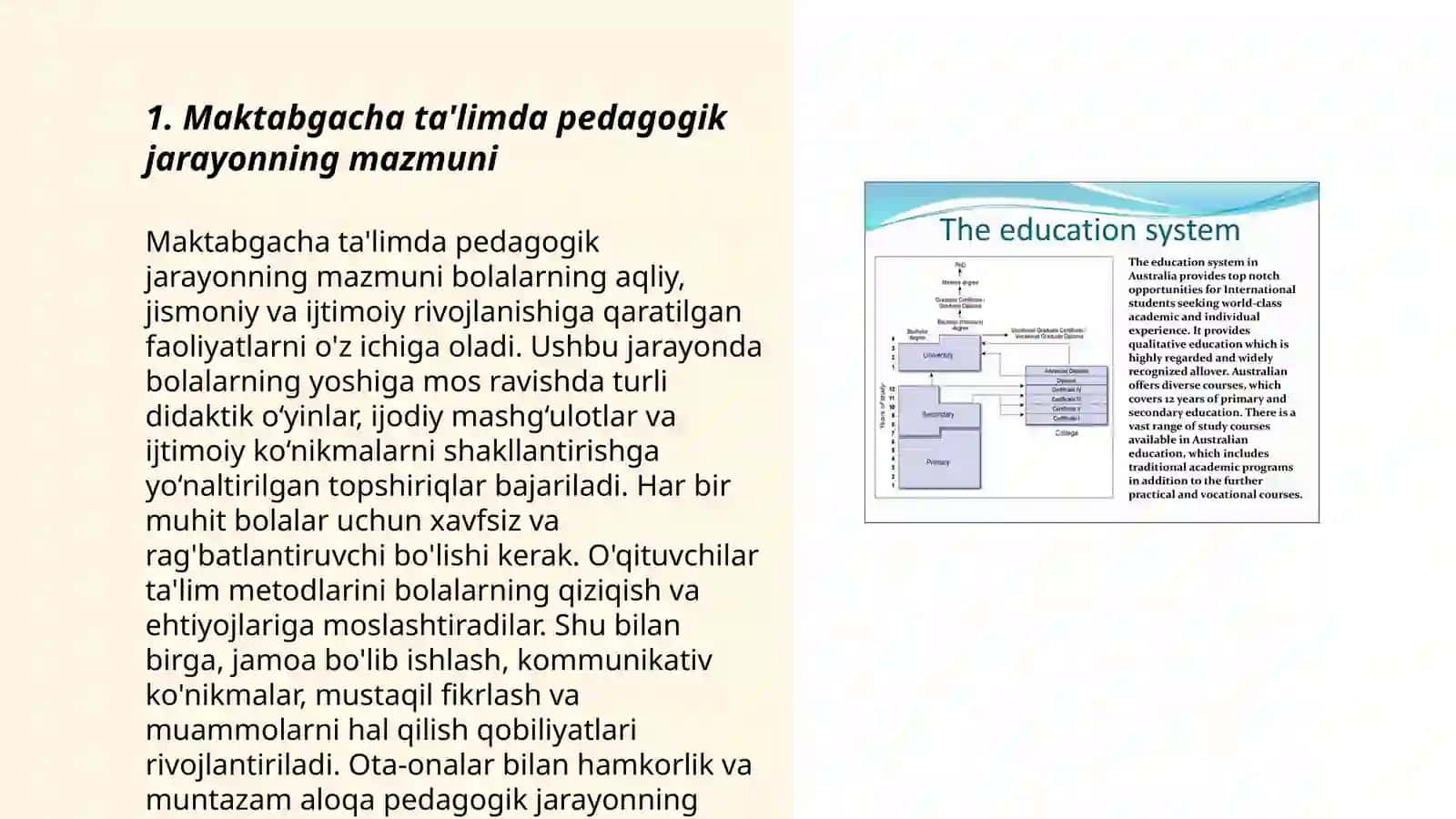 Maktabgacha ta'limda pedagogik jarayonning mazmuni 3