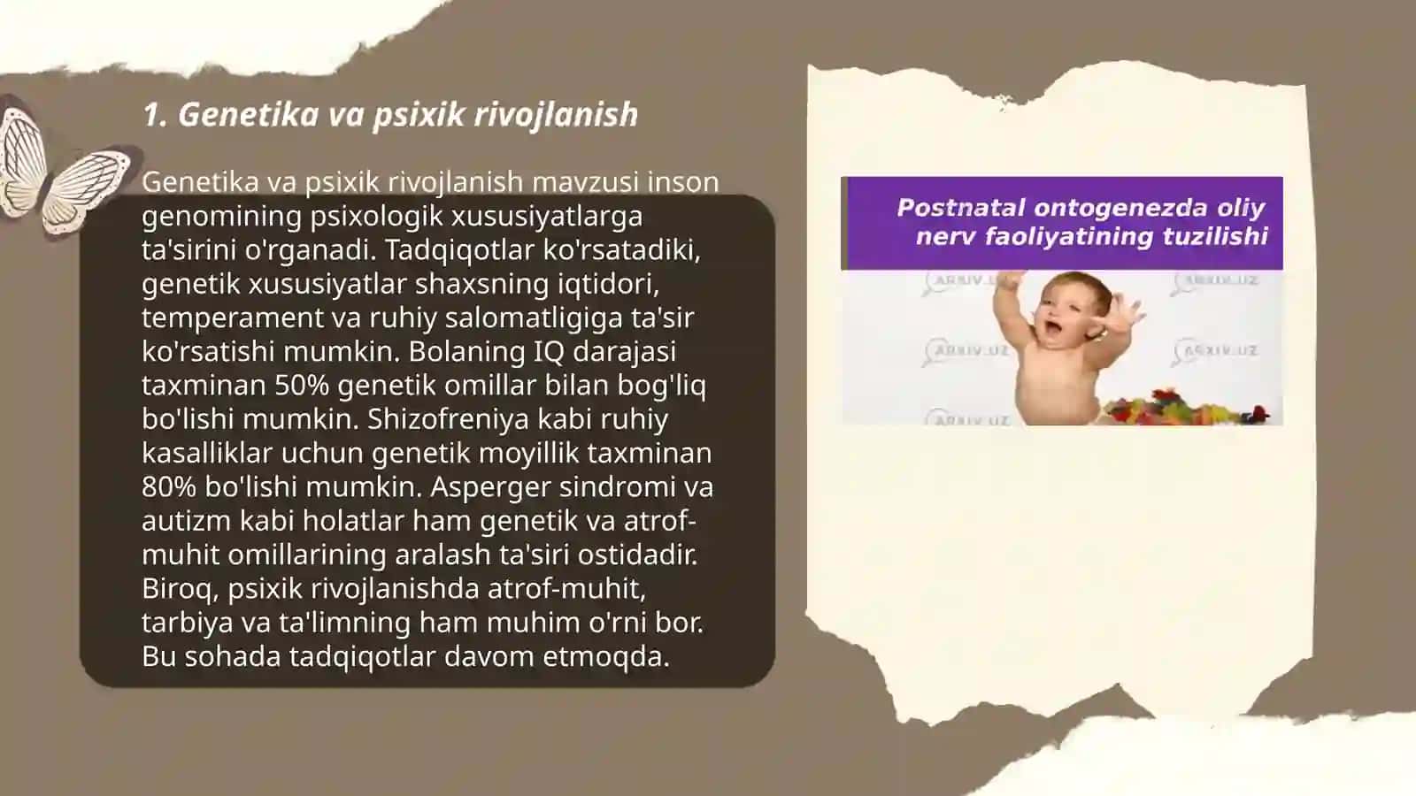 Ontogenezda inson psixikasining rivojlanishi 3