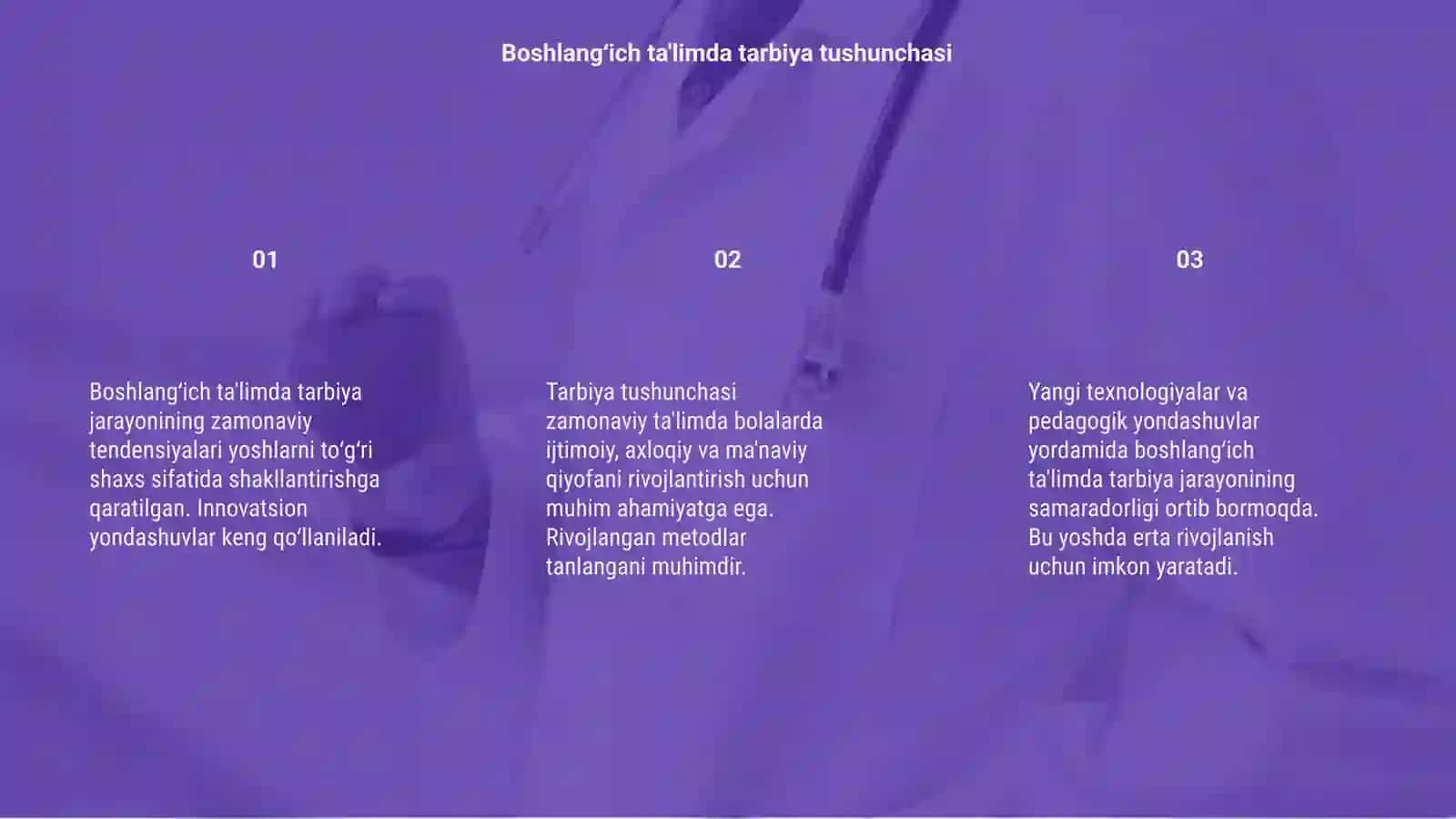 Boshlangʻich ta'limda tarbiya jarayoning zamonaviy tendensiyalari 3
