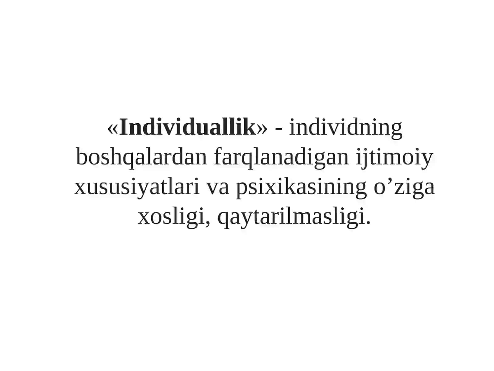 SHAXSNING INDIVIDUAL PSIXOLOGIK XUSUSIYATLARI 3