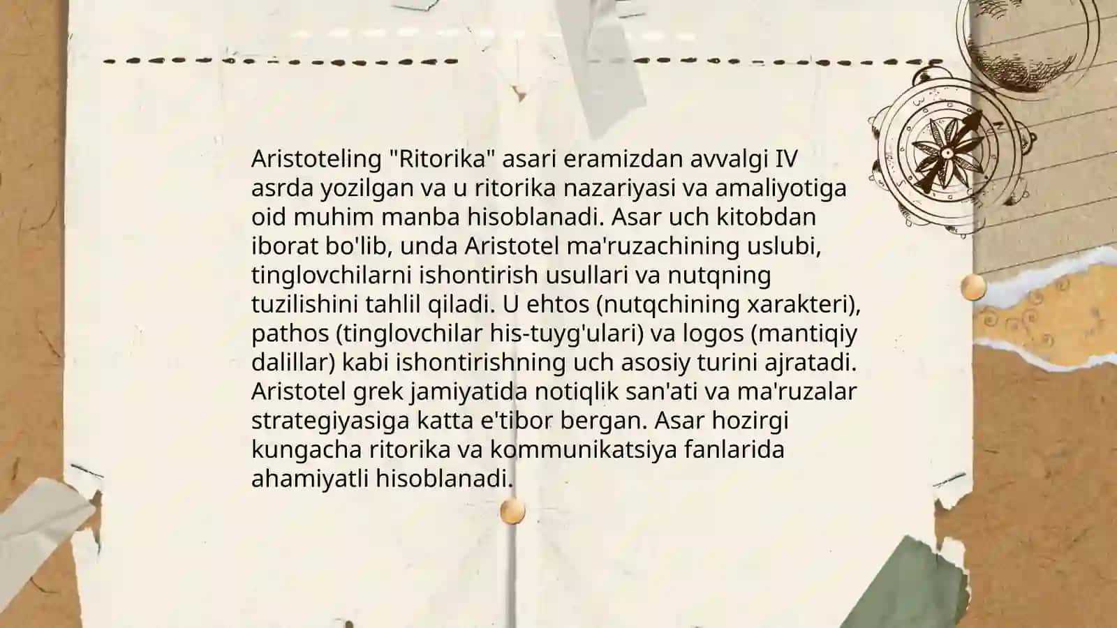 Arastuning ritorika haqidagi ta'limoti 3