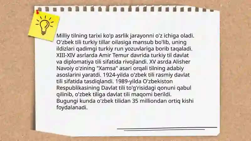 Milliy tilning tarixi 3