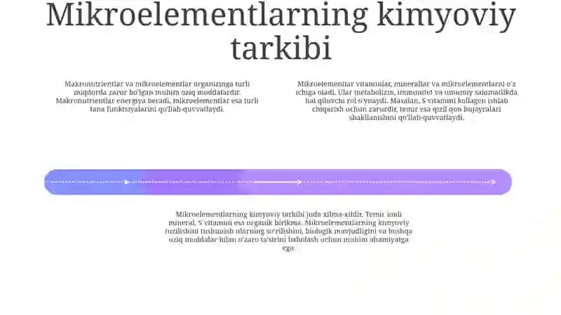 Oziq-Ovqat Mahsulotlarining Kimyoviy Tarkibi 3