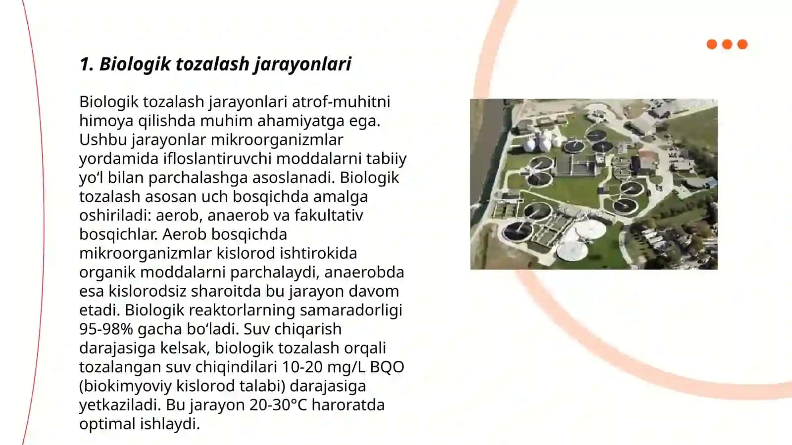 Oqava suvlarni tozalash biotexnologiyasi 3