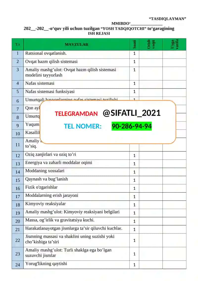 6 sinf tabiiy fan toʻgaragi 3