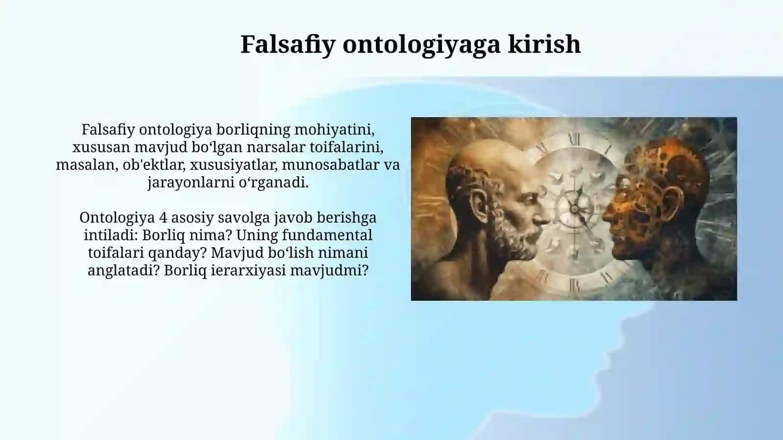 Falsafa va tabiiy ilmiy fanlarda borliqning mohiyatiga oid konsepsiyalar 3