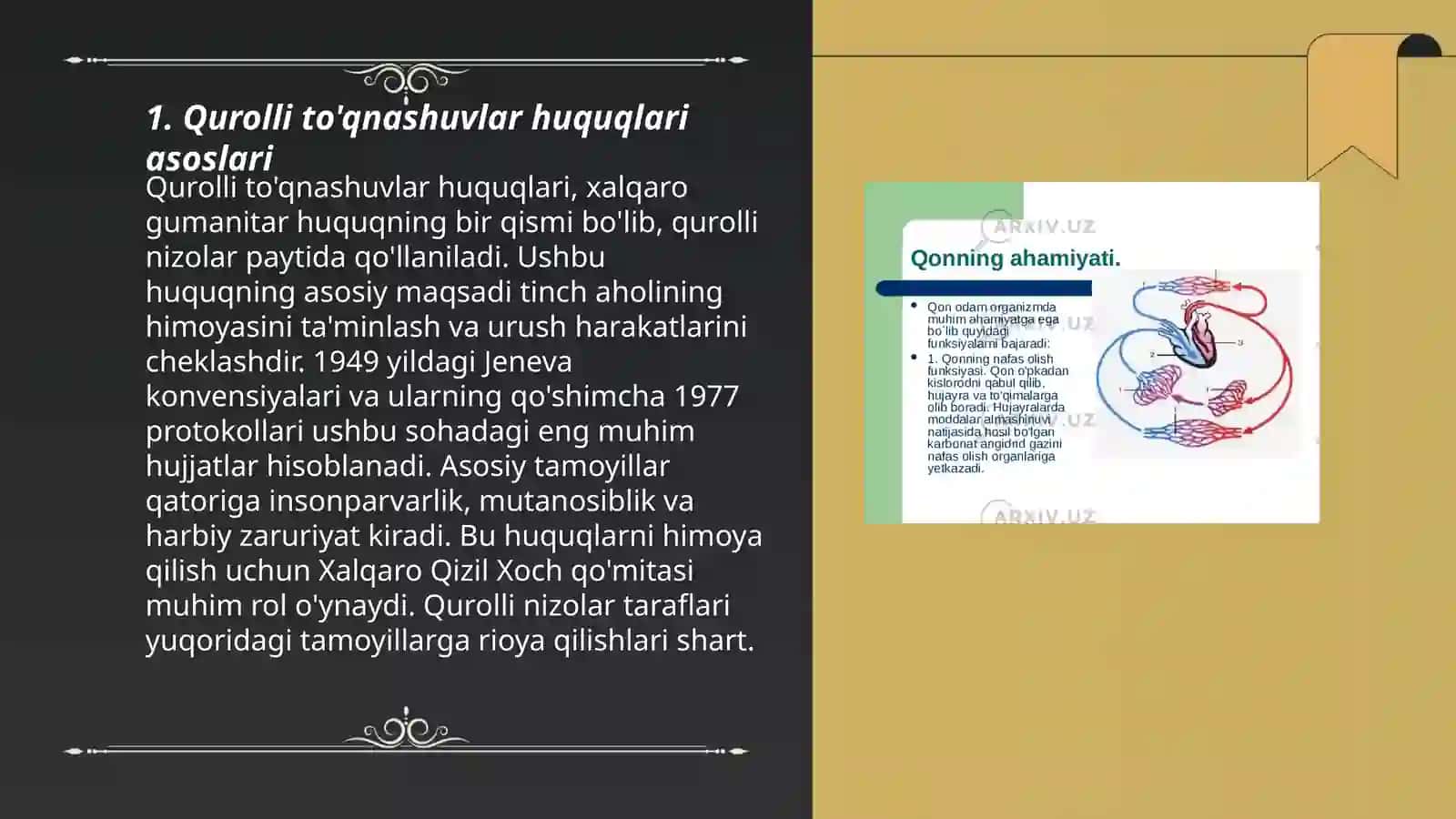 Qurolli to'qnashuvlar huquqlari asoslari 3