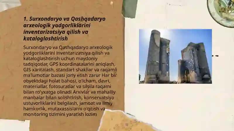Surxondaryo va Qashqadaryo viloyatlarida arxeologik turizm imkoniyatlari 3