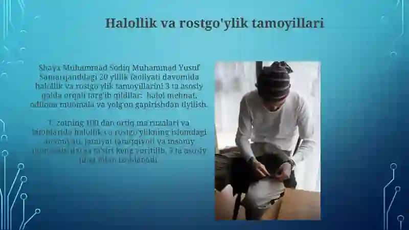 Shayx Muxammad Sodiq Muhammad Yusufning ijtimoiy odoblari 3
