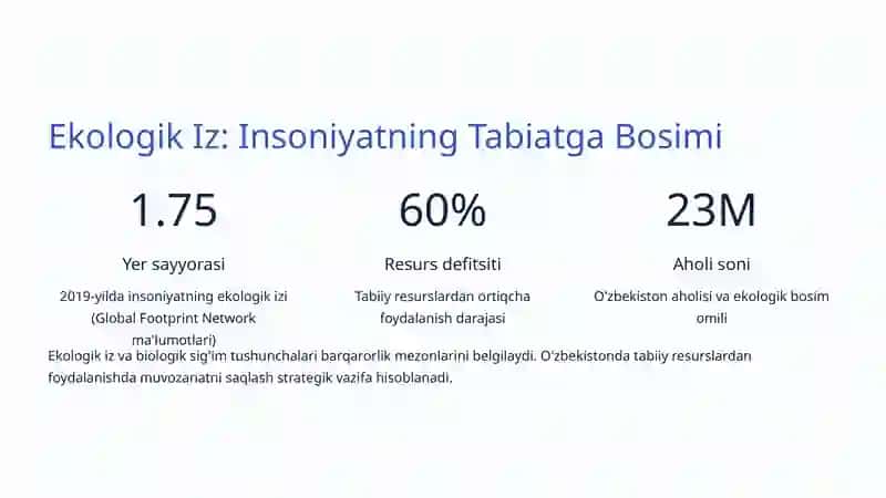 Biologik Tadqiqotlarda Ekologik Yondashuv: Barqaror Kelajak Yoʻlida 3