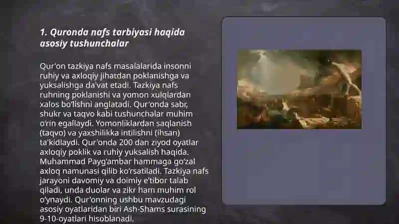 Tasavvuf ta'limotida Qurondagi nafs tarbiyasi, zuhd va zohidlikka oid ģoyalarning rivojlanishi 3