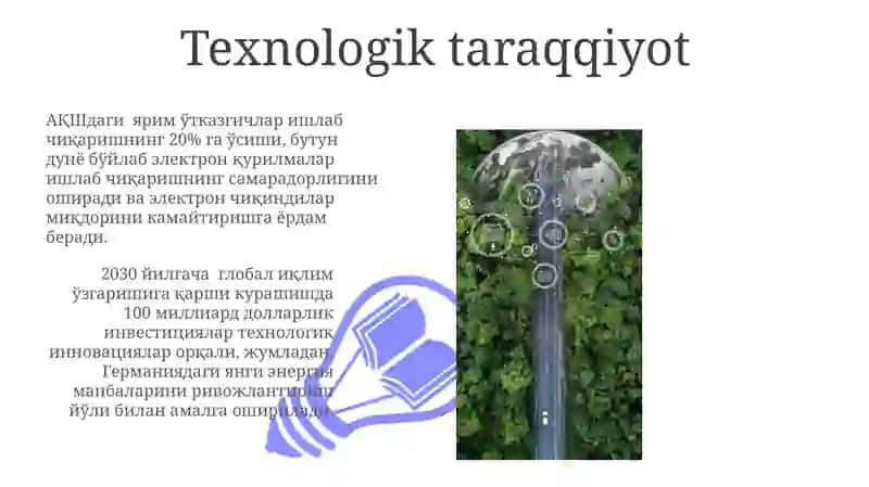 Globalizatsiya jarayonlari va barqaror rivojlanish 3