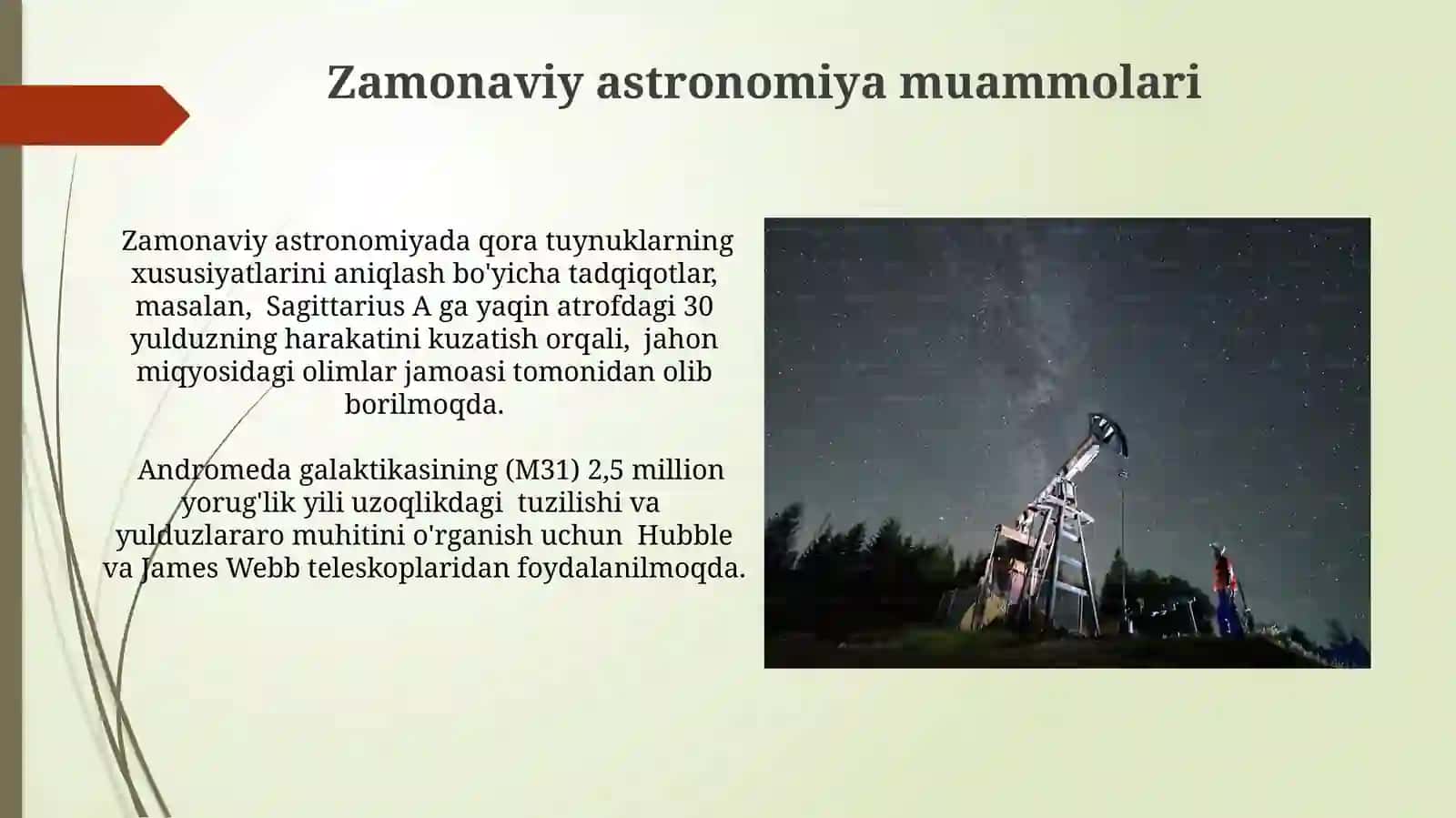 Astronomiya boʻylab sayohat. Astronomiya oʻqitishdagi dastlabkitayyorgarlik 3