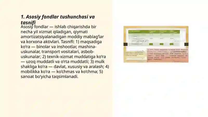 Asosiy va aylanma fondlar statıstıkasi 3