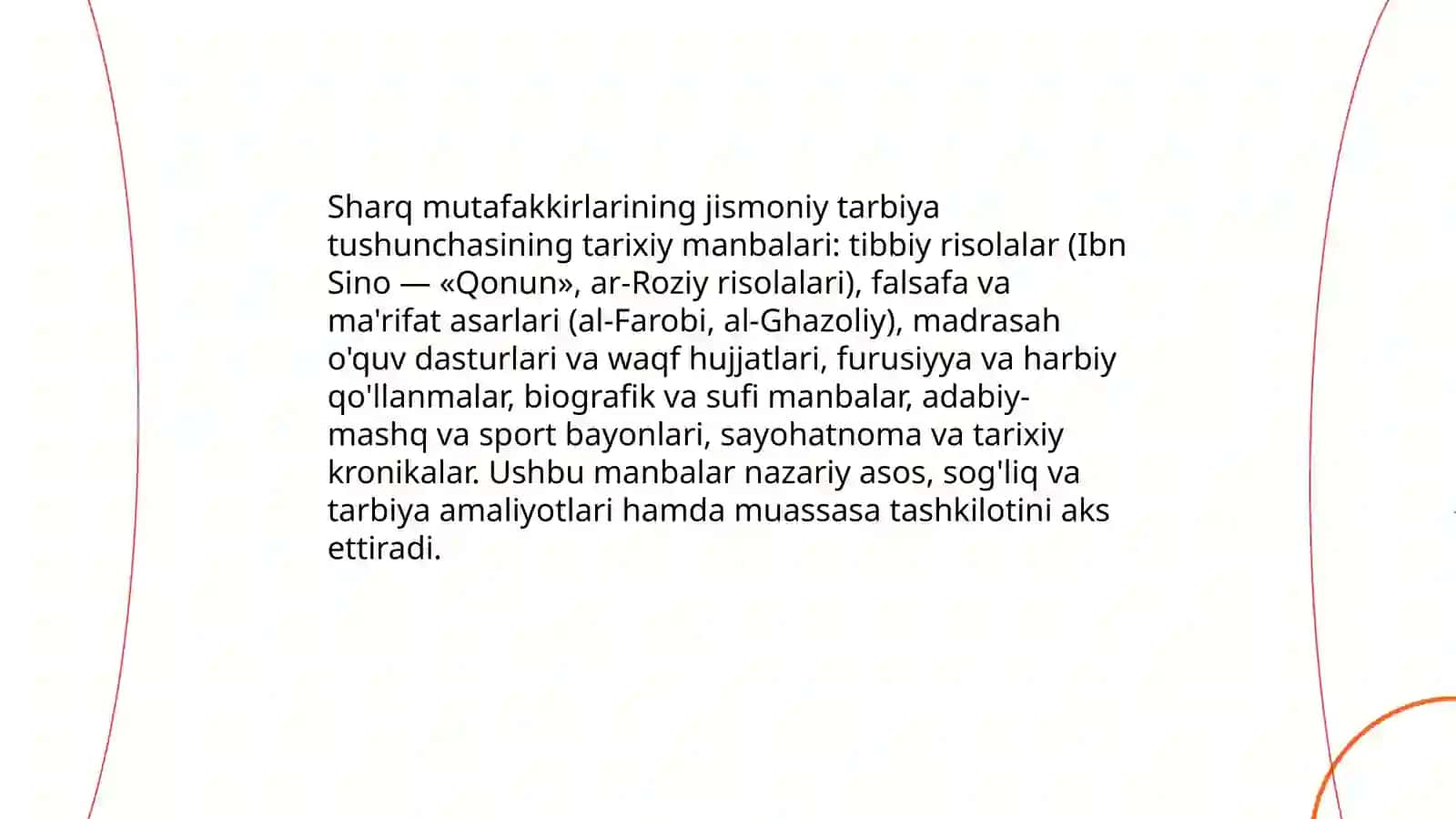 Sharq Mutafakkirlarining Jismoniy Tarbiya Haqidagi Qarashlari 3