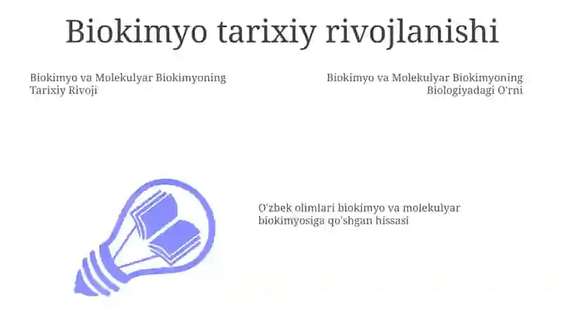 Biokimyo va Molekulyar Biokimyo: Biologiyadagi Muhim Rol 3