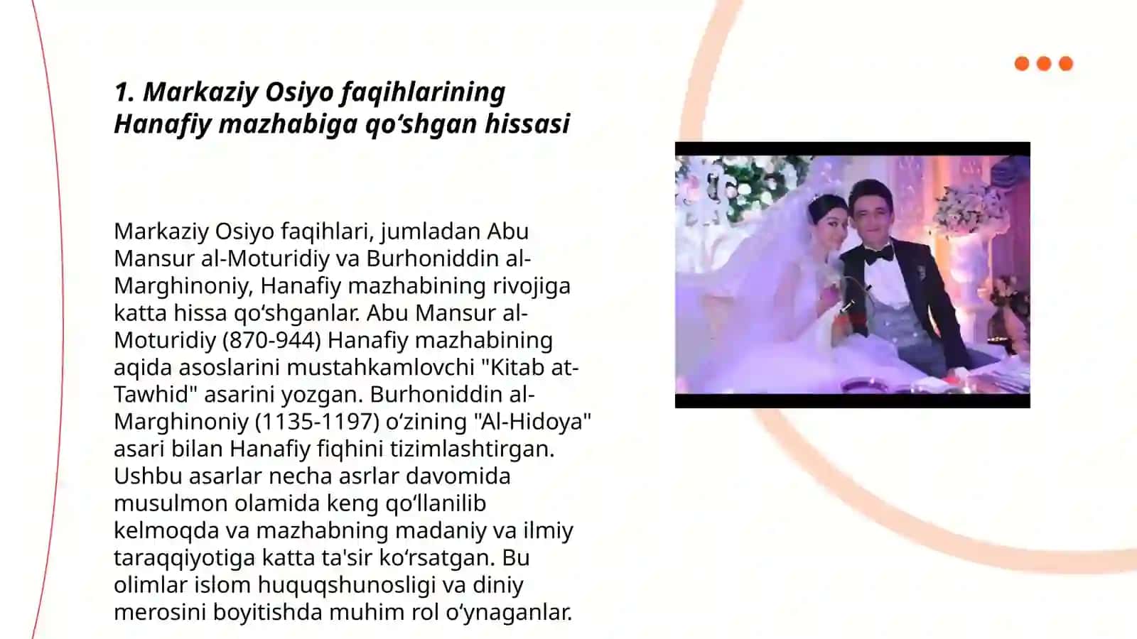 Hanafiy mazxabi rivojida Markaziy Osiyo faqihlarining roli va hissasi 3
