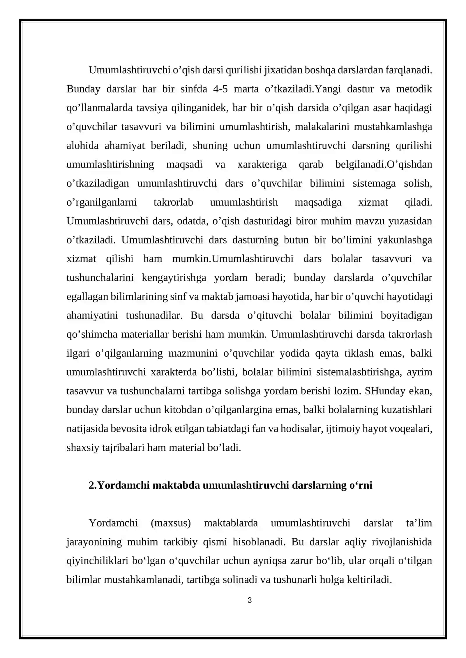 ONA TILI OʻQITISH MAXSUS METODIKASI 3