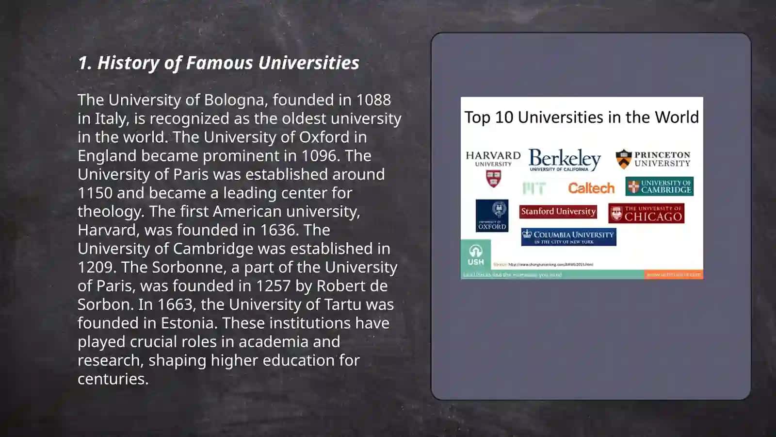 Universities of the World 3
