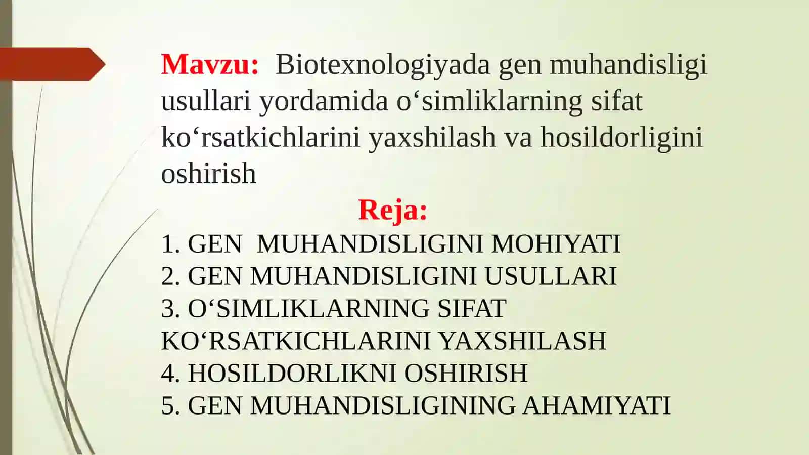 Biotexnologiyadagenmuhandisligiusullariyordamidao‘simliklarningsifatko‘rsatkichlariniyaxshilashvahosildorliginioshirish 3