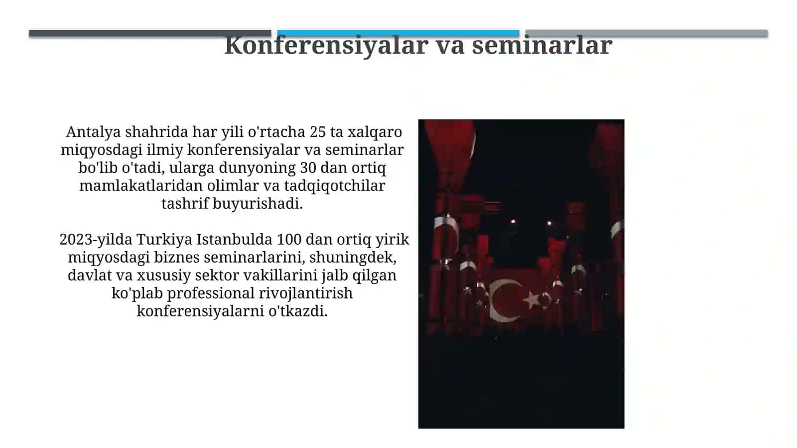 Konferensiyalar va seminarlar 3