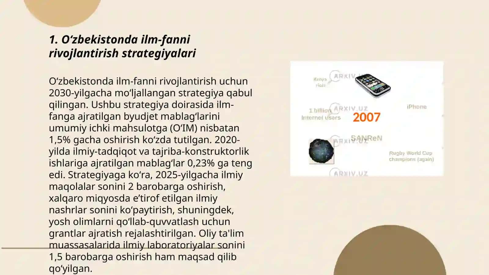 Oʻzbekistonda ilm-fanni rivojlantirish strategiyalari 3