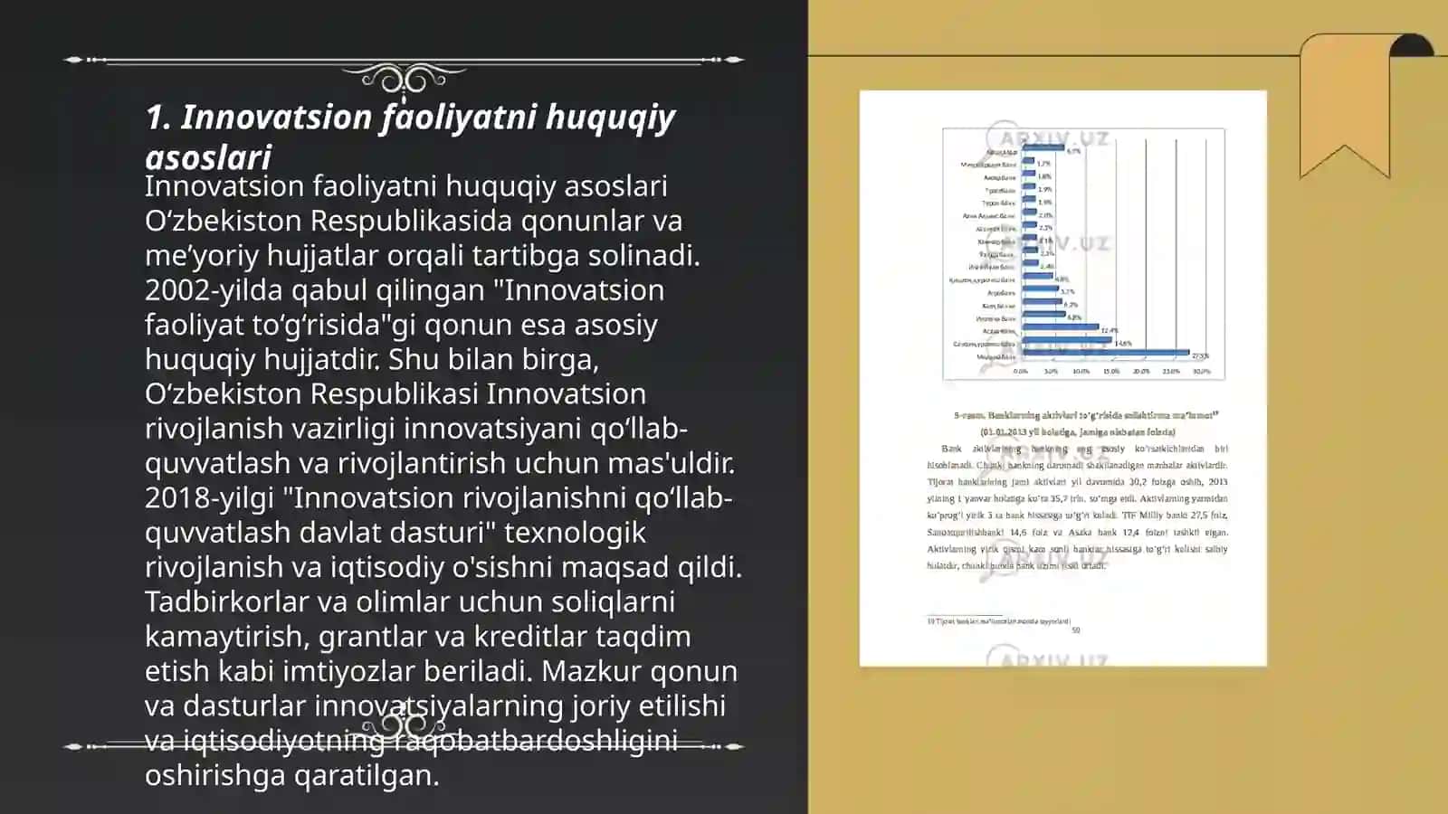 Innovatsion faoliyatni huquqiy asoslari 3