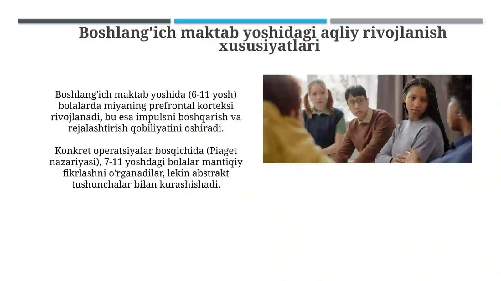 kichik maktab yoshi davrida psixik rivojlanish hususiyatlari 3
