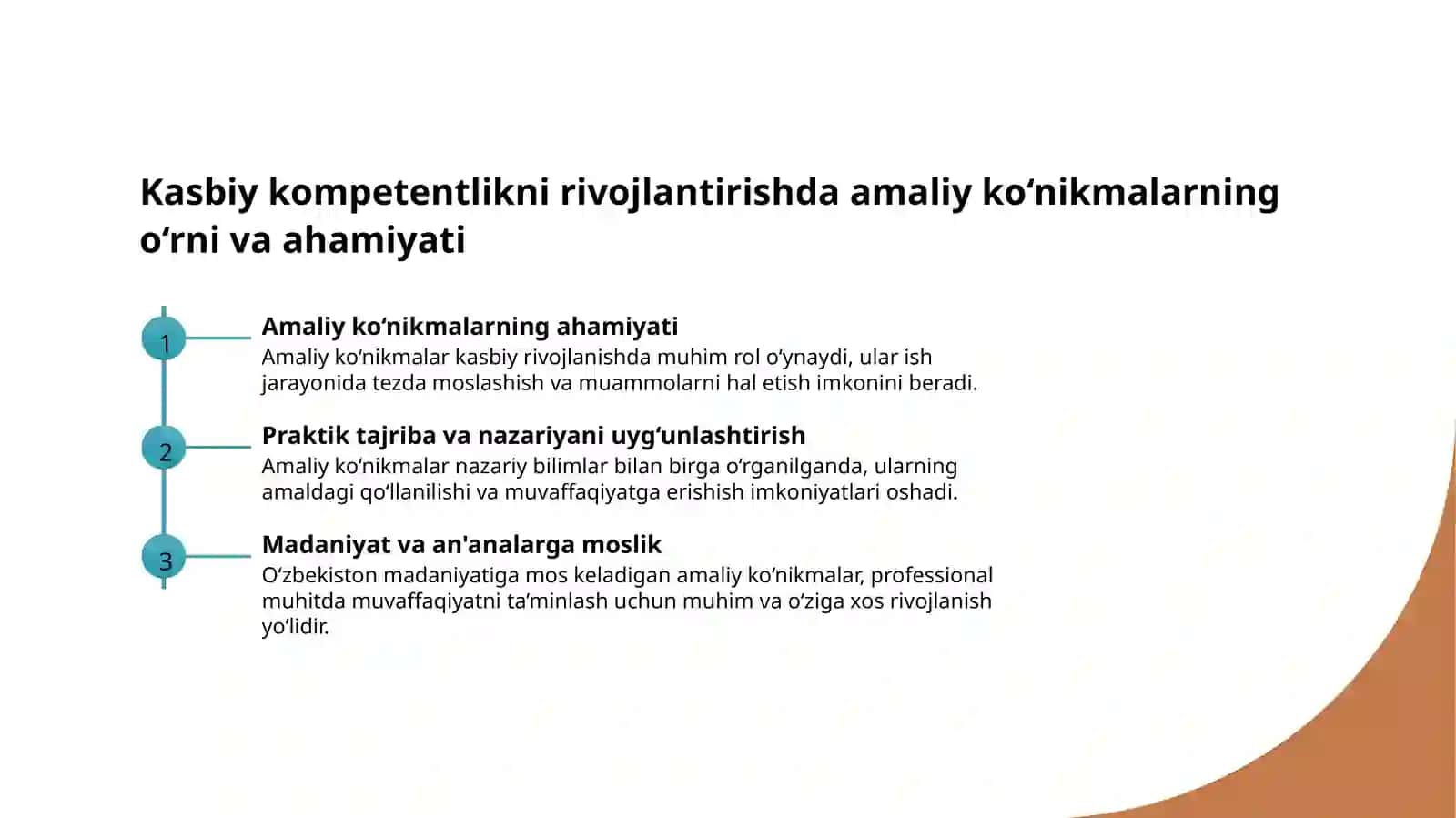 Kasbiy kompitentlik Amaliy 3