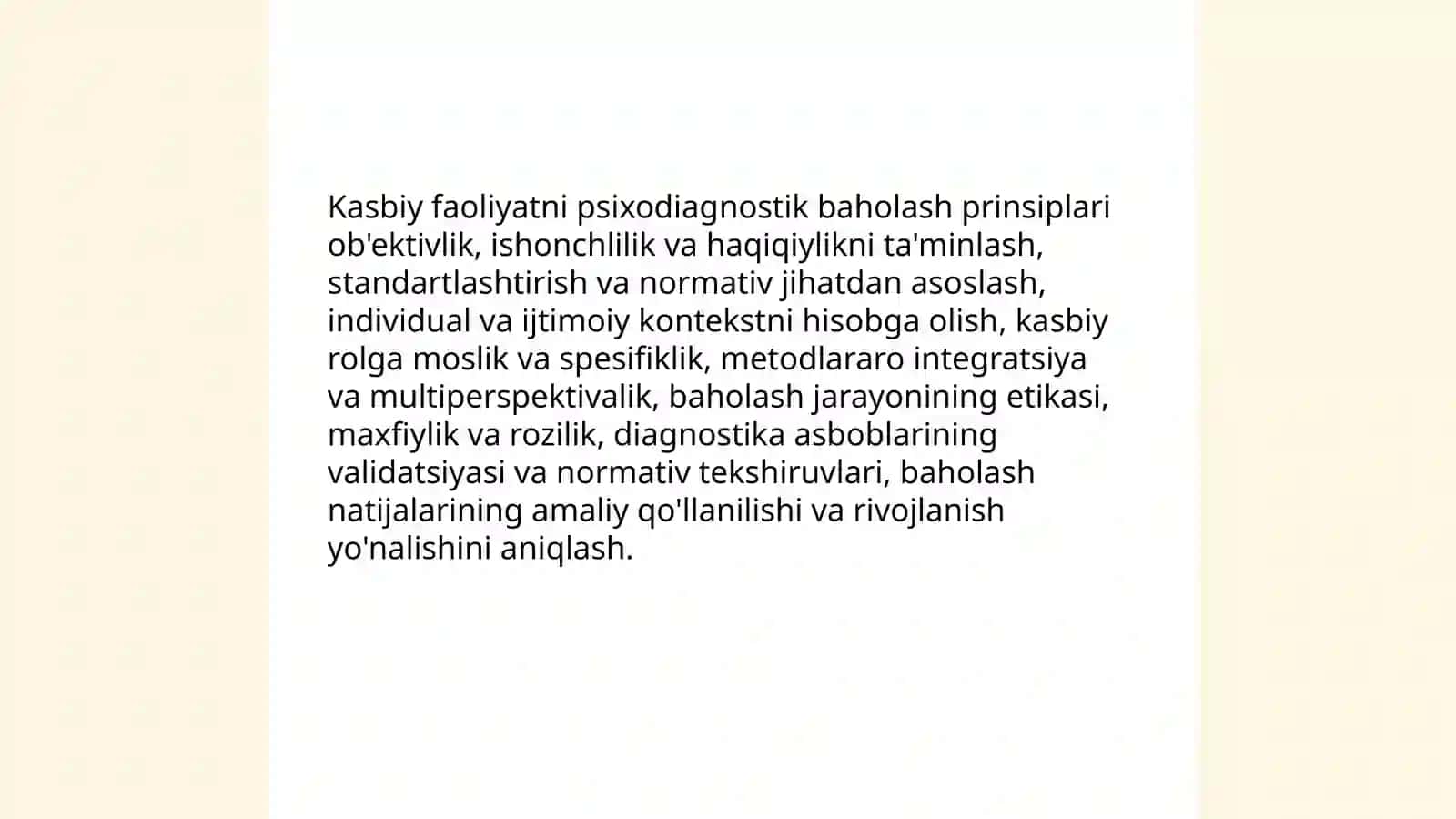 Kasbiy faoliyat psixodiagnostikasi va layoqat tashxisi 3