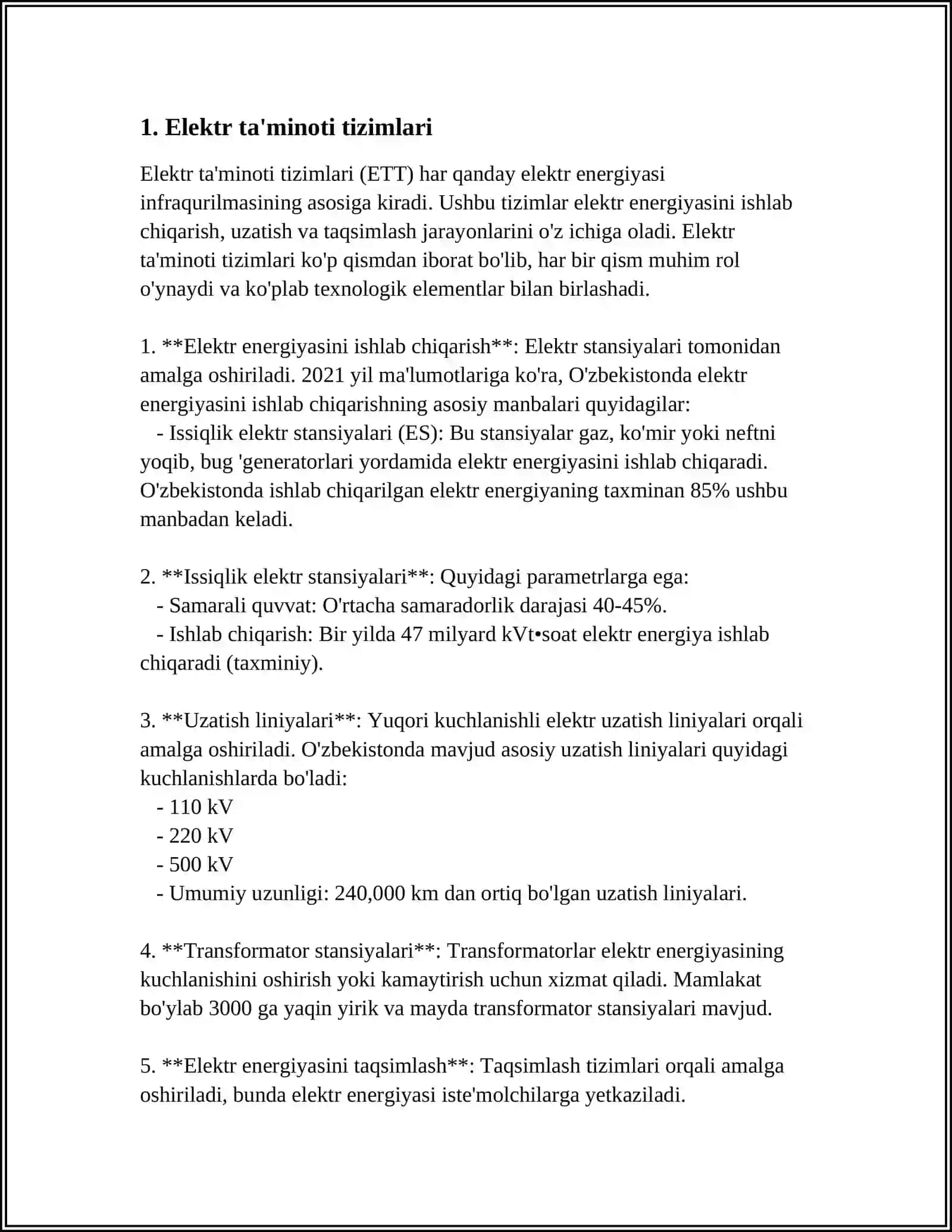 Elektr ta'minoti tizimlari 3